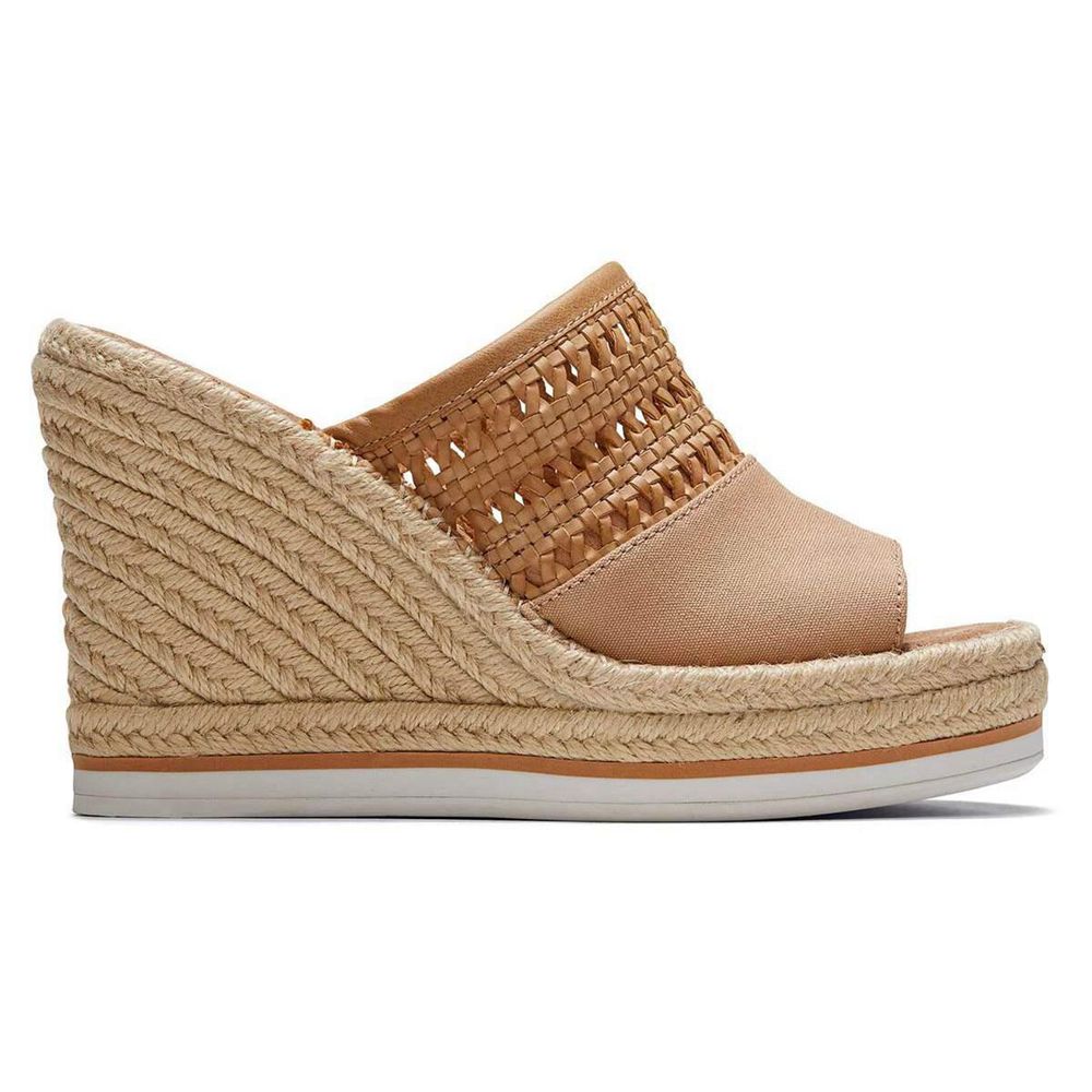 Sandalias Toms Mule Wedge Chile - Zapatos Toms Mujer Mayor
