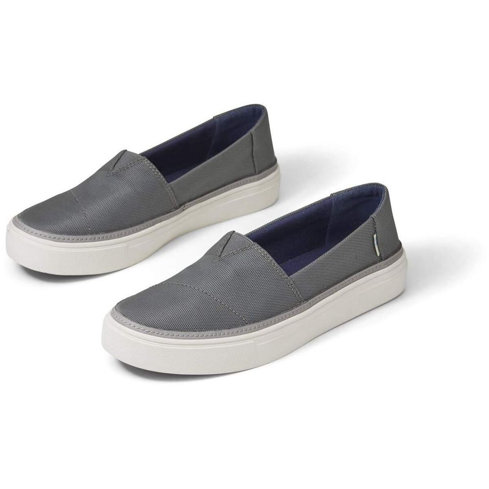 Slip Ons Toms Parker Chile - Zapatos Toms Gris Mujer Online